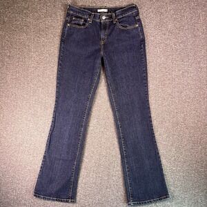Levis 515 Jeans Womens 6 L Dark Blue Bootcut Western Cowboy Stretch - 30.5x32.5
